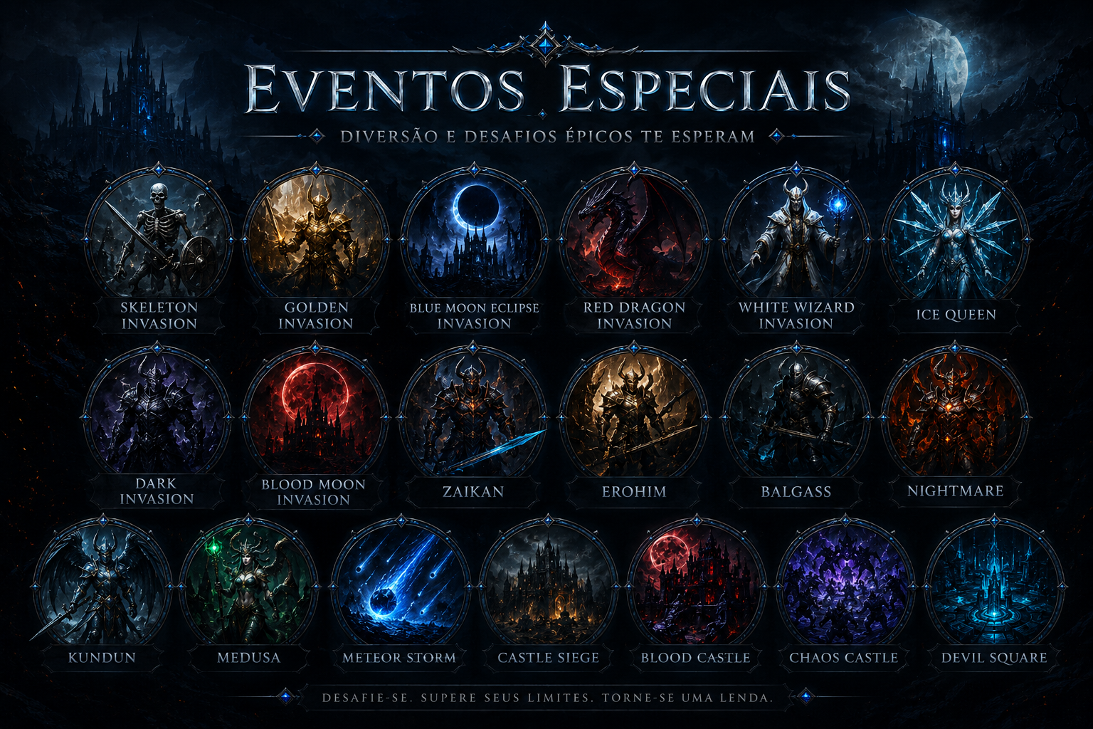 Eventos especiais