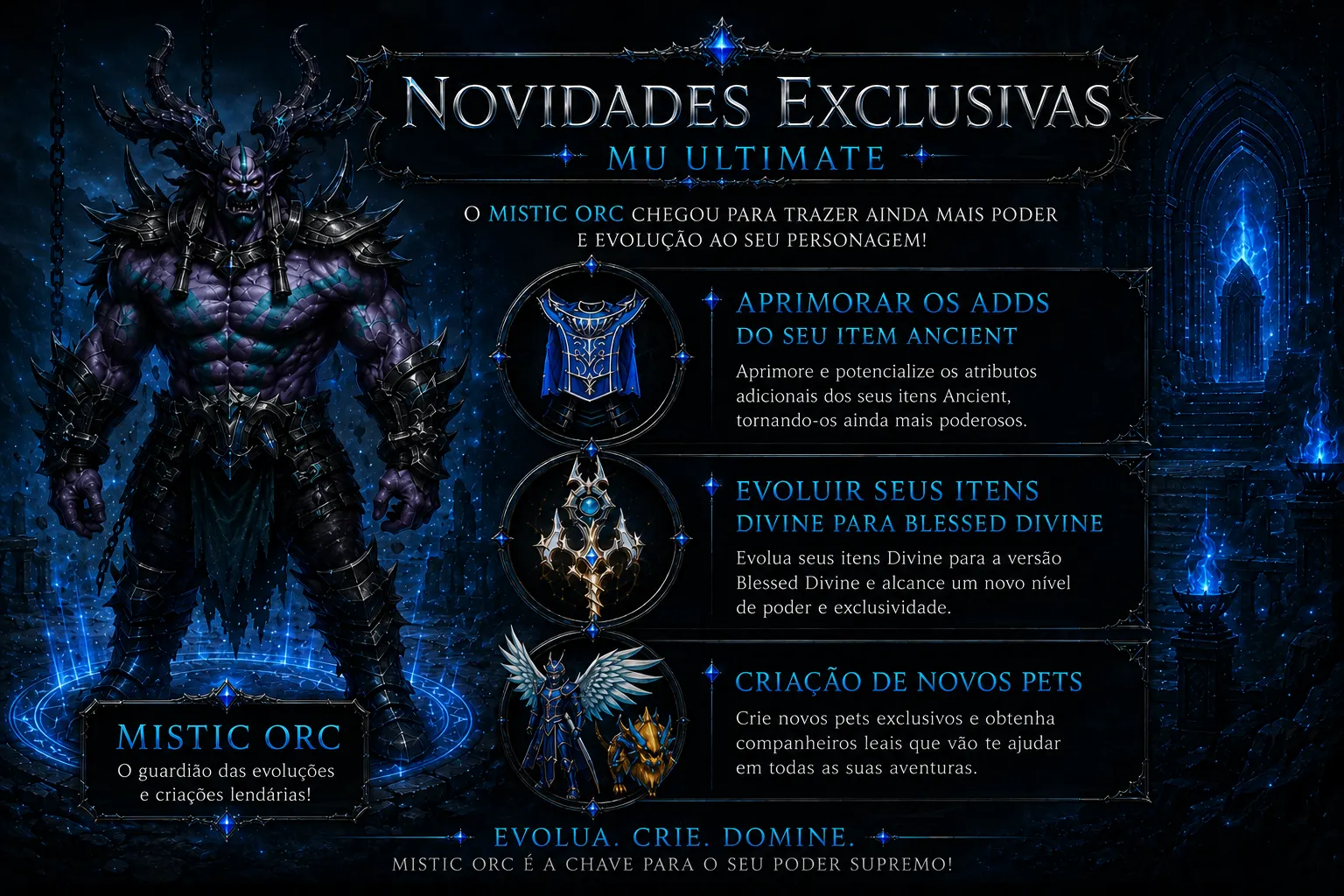 Novidades exclusivas