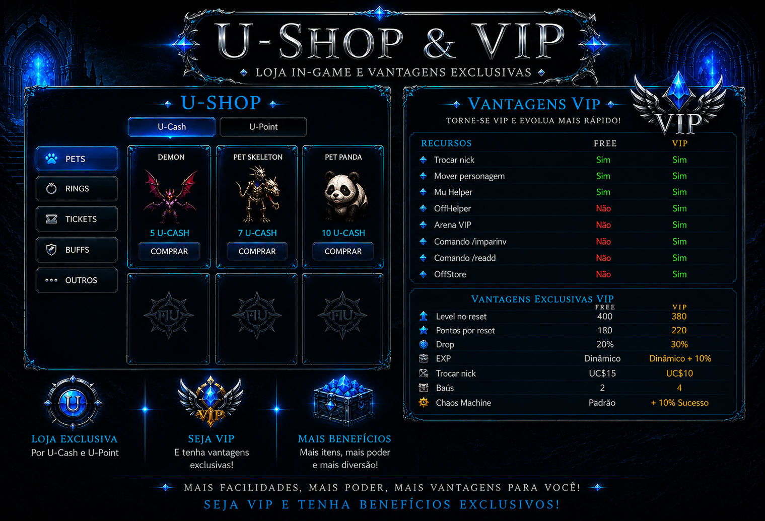 U-Shop & VIP