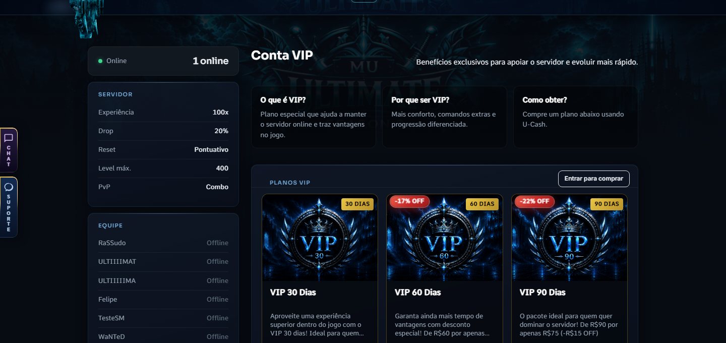 Preview: Planos VIP
